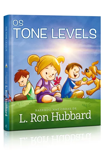 Livro ilustrado de scientology para a idade a partir de 7 anos com o tema Os Níveis da Emoção
