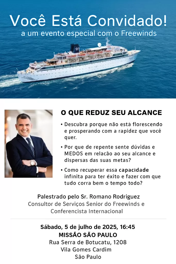 Palestra: O que reduz seu alcance - 05/06/2025 - 16:45